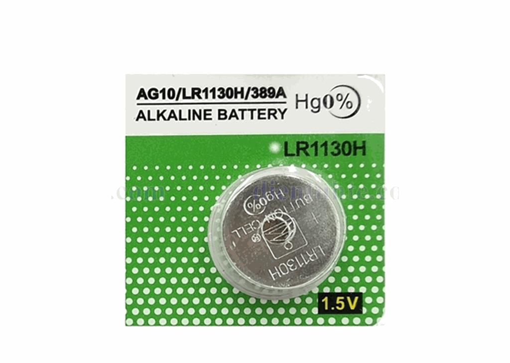 Baterías de botón alcalinas AG10