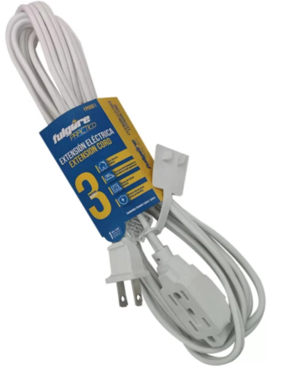 Extensión eléctrica de 3 metros