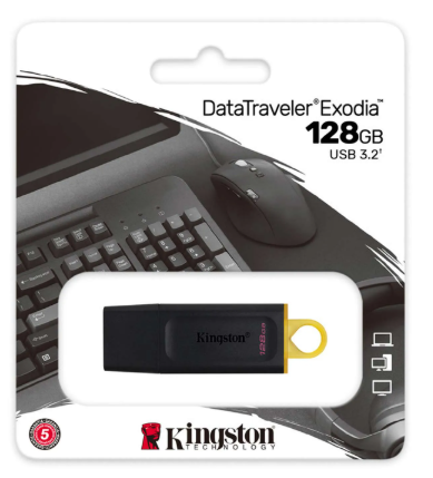 Memoria USB EXODIA DE 128 GB USB 3.2