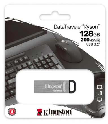 Memoria USB Kyson 128 GB 200MB/USB 3.2
